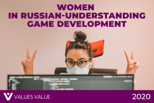 Women in Russian-understanding Game Development in 2020: Infographics