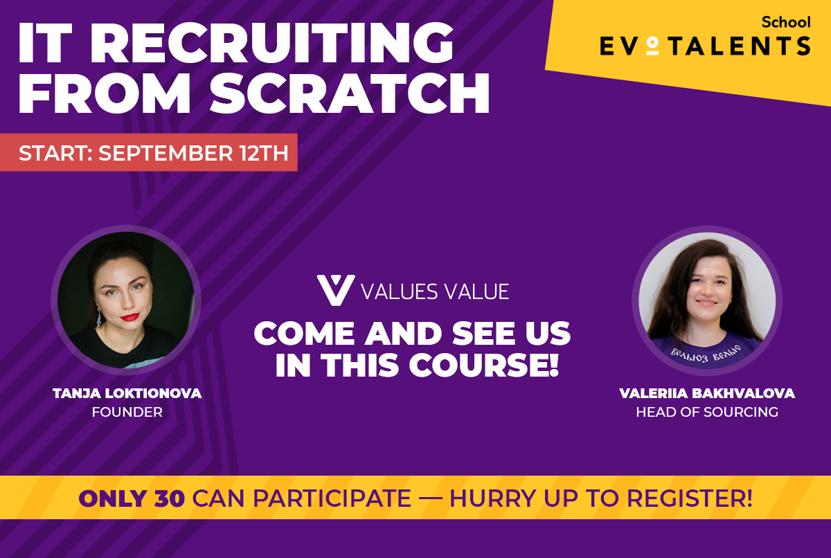 values-value-on-the-it-recruiting-from-scratch-course