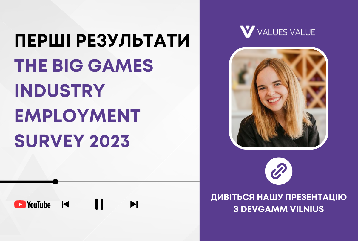 Перші Результати Big Games Industry Employment Survey 2023. Дивіться Нашу Презентацію з DevGAMM Vilnius