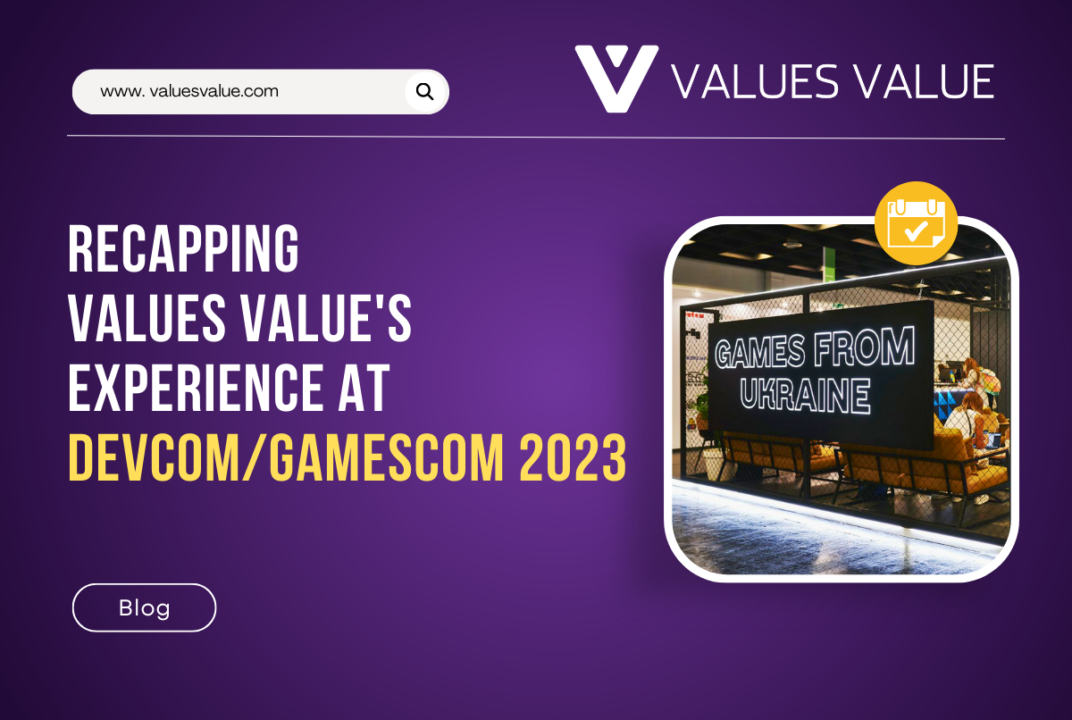 Recapping Values Value's Experience at Devcom/Gamescom 2023