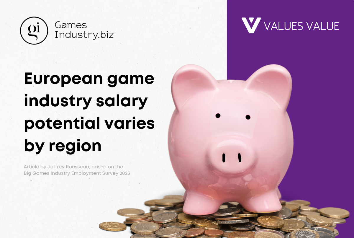 GamesIndustryBiz: European Game Industry Salary Potential Varies By Region