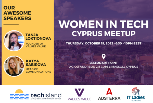 Breaking Barriers in Game Development: WomenTech Cyprus MeetUp on 19th of October