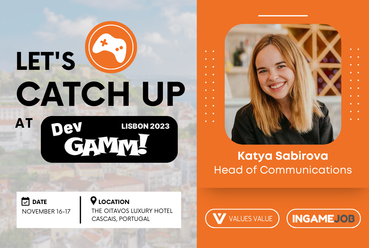 Meet us at DevGAMM Lisbon 2023