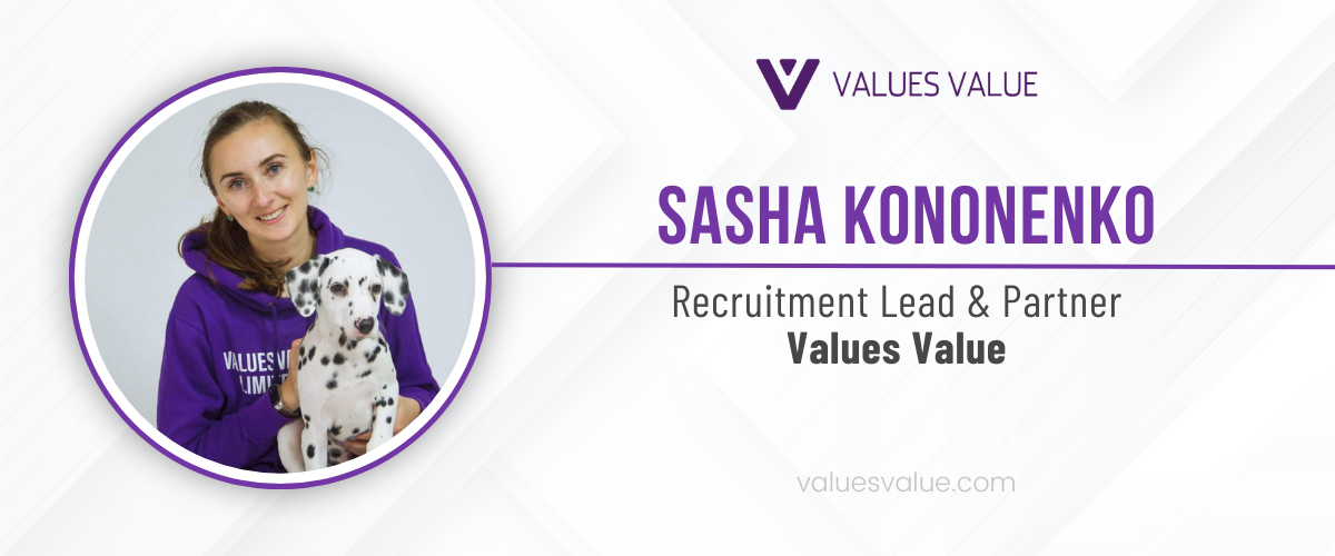 Sasha Kononenko, Recruitment Lead