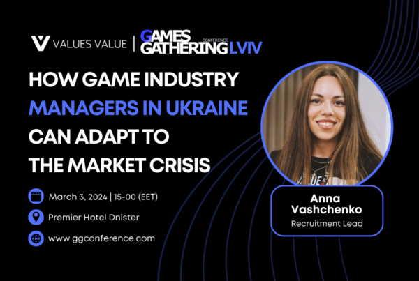 How Game Industry Managers In Ukraine Can Adapt To The Market Crisis. Join our speech at GG conference