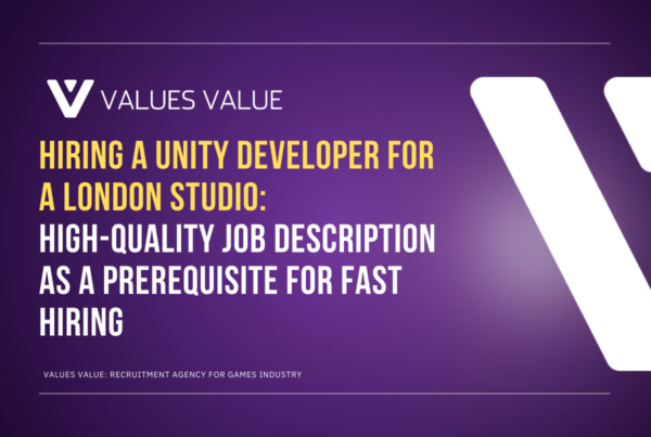 Hiring a Unity Developer for a London Studio: High-Quality Job Description as a Prerequisite for Fast Hiring