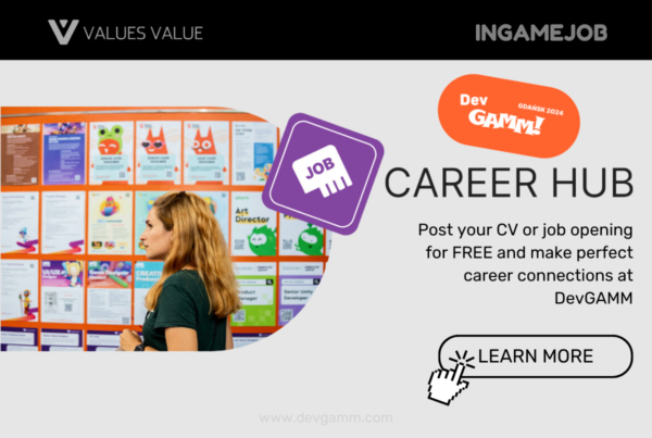 Find more job opportunities at DevGAMMs new Career Hub!