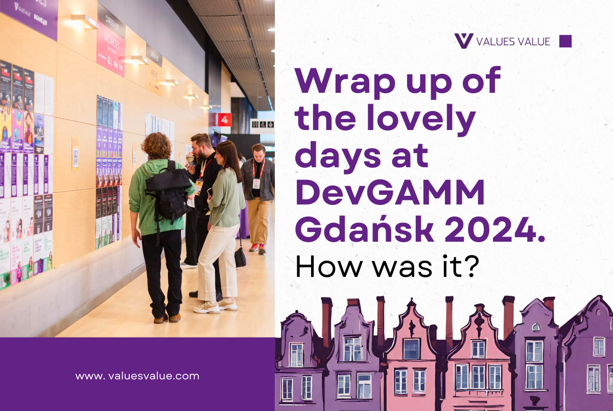 Wrap up of the lovely days at DevGAMM Gdańsk 2024. How was it?
