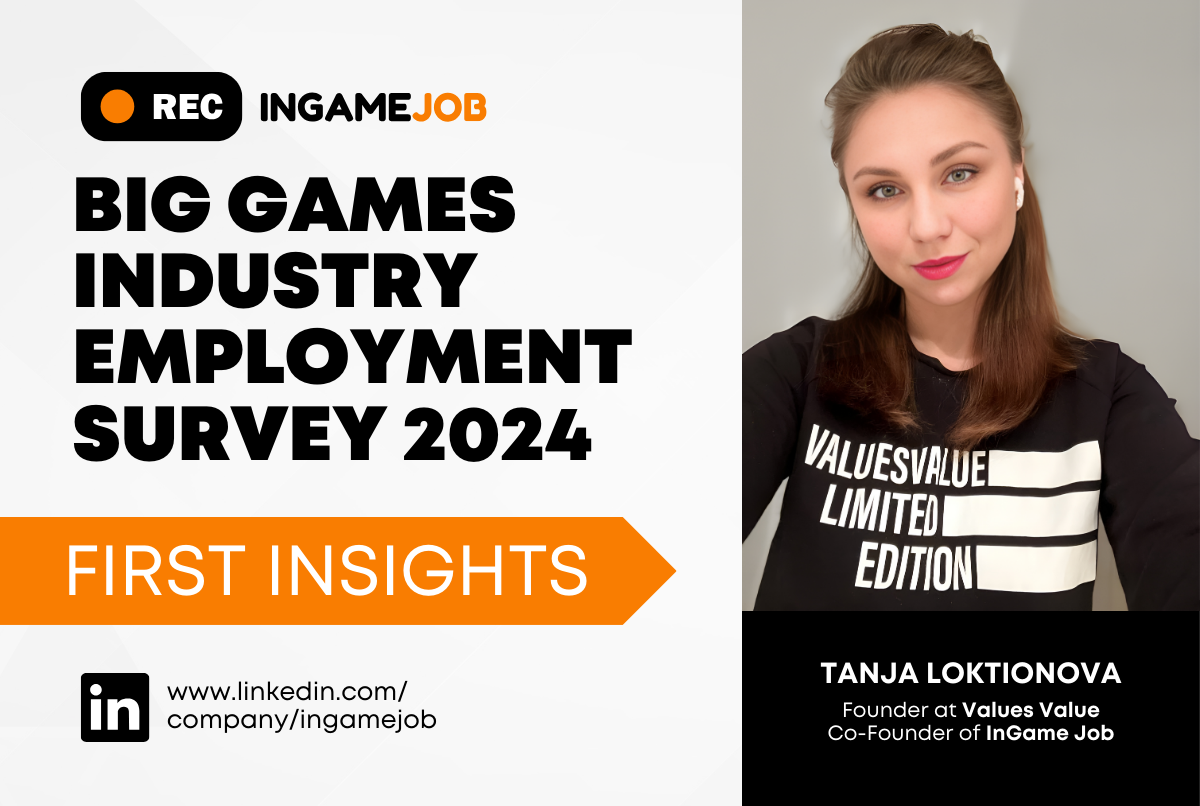 Big Games Industry Employment Survey 2024: First Insights. Watch the Talk