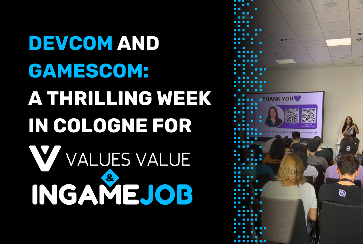 Devcom and Gamescom: A Thrilling Week in Cologne for Values Value and InGame Job