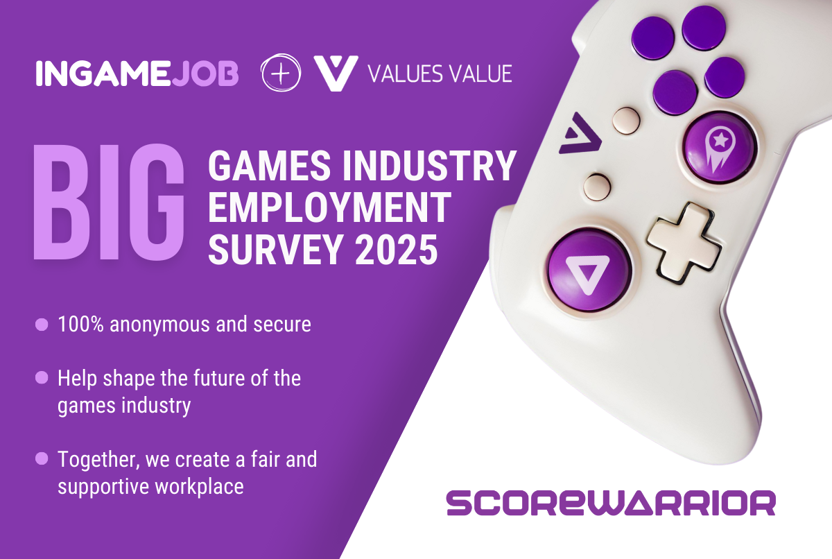  The annual Big Games Industry Employment Survey is now live! 